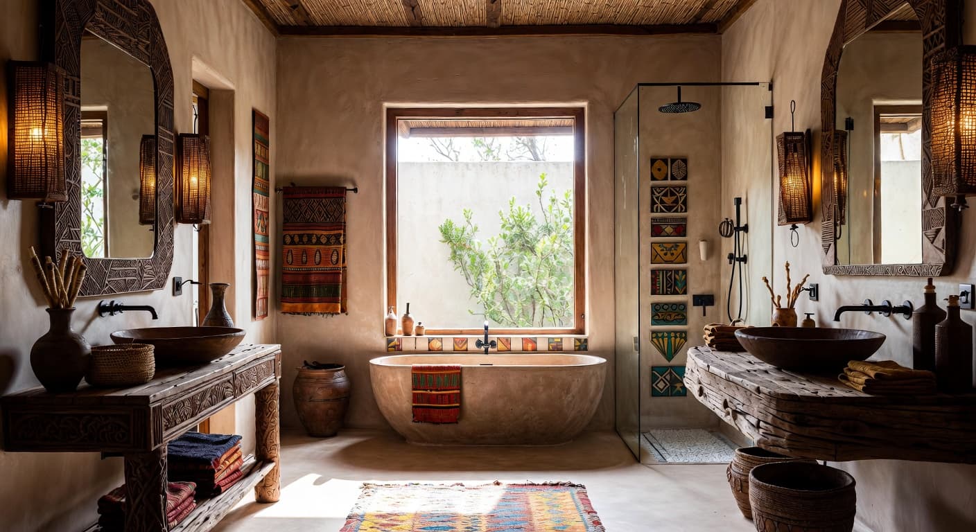 African Bathroom design preview