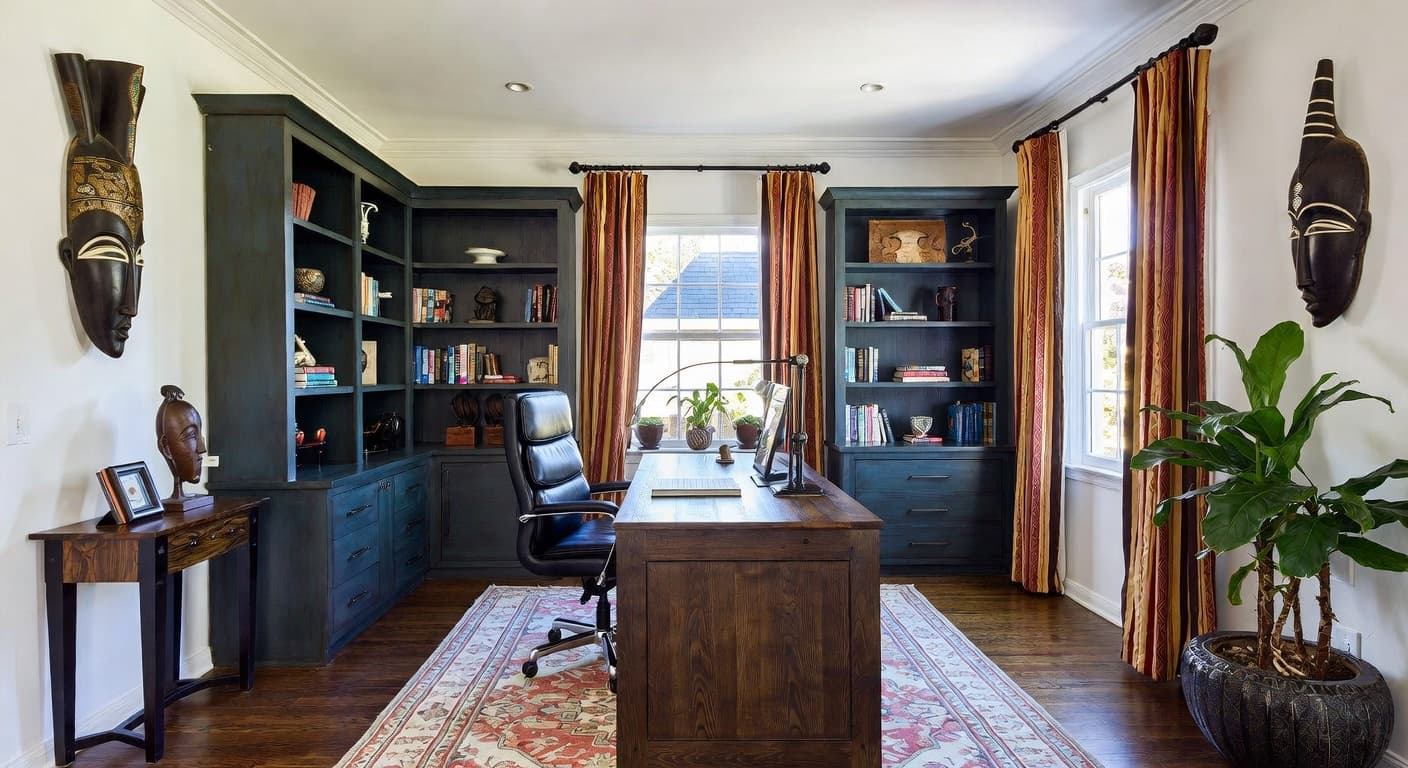 African Home Office design preview