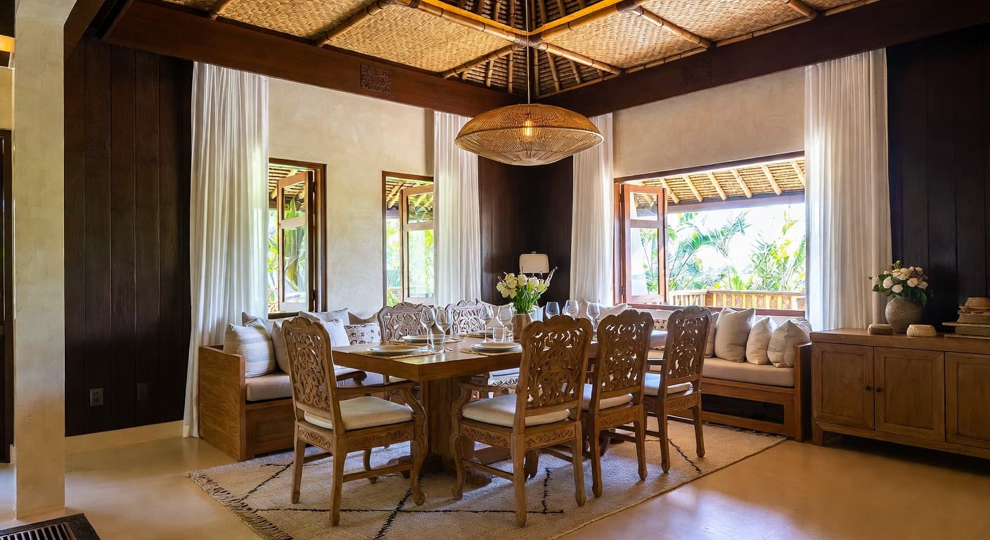 Balinese Dining Room design preview