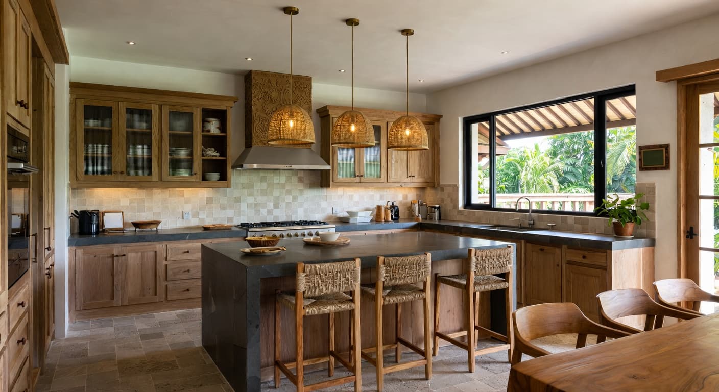 Balinese Kitchen design preview