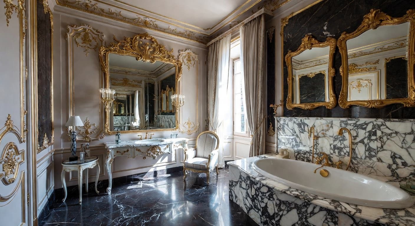 Baroque Bathroom design preview