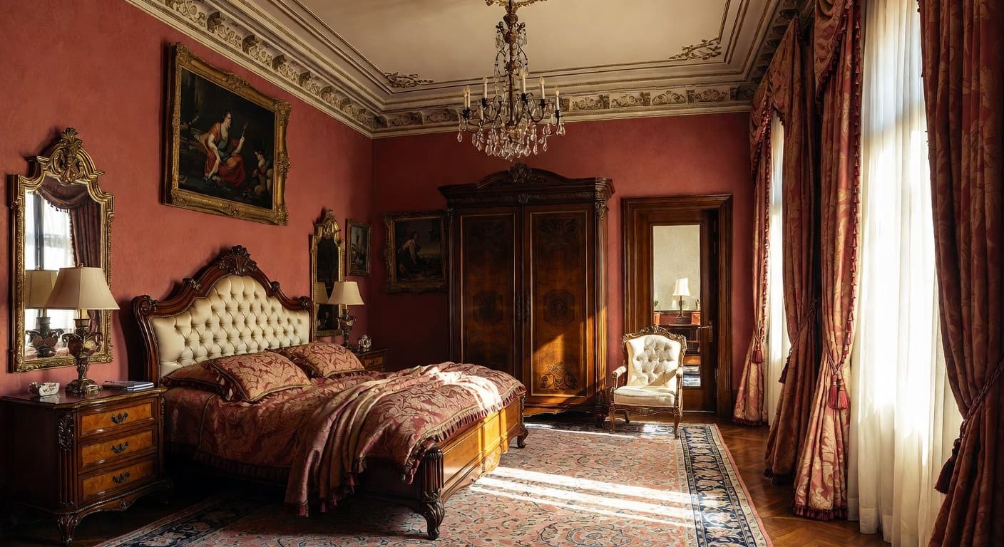 Baroque Bedroom design preview