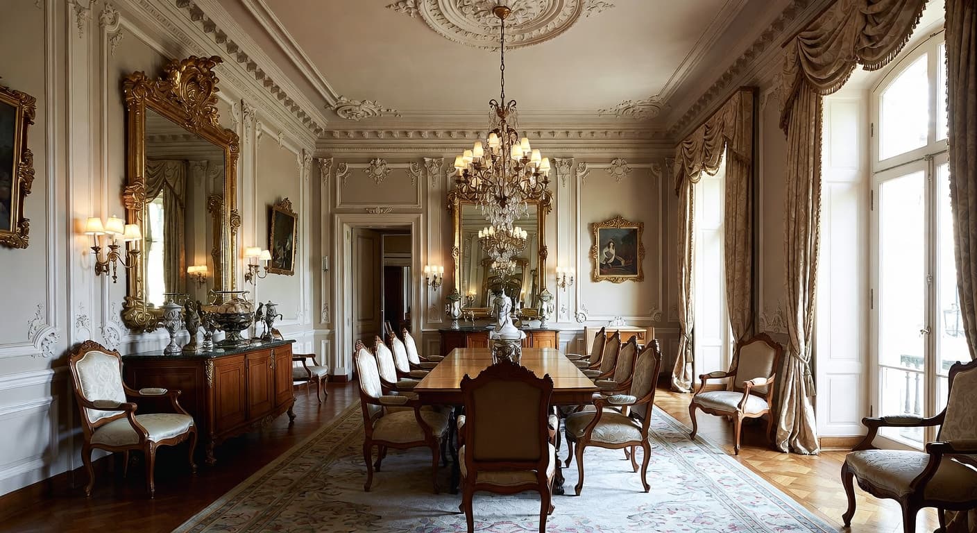 Baroque Dining Room design preview