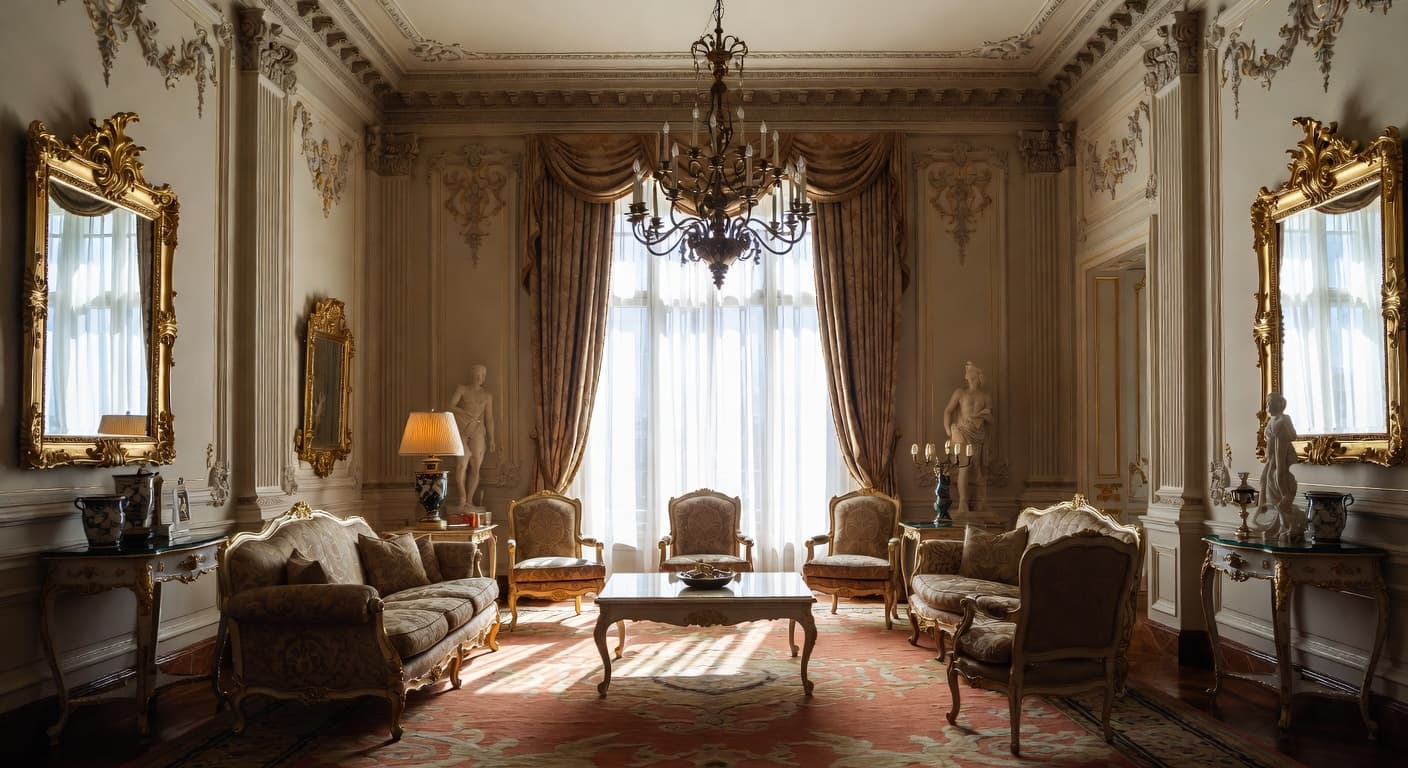 Baroque Living Room design preview