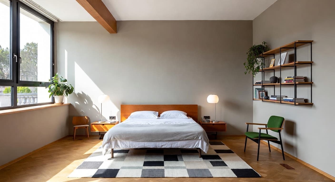 Bauhaus Bedroom design preview