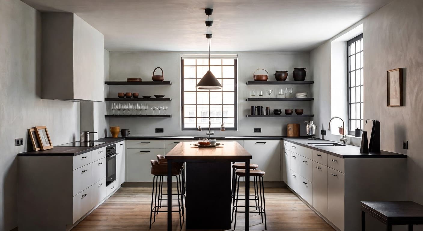 Bauhaus pantry interior design - featuring bauhaus style furniture, decor, colors, and layout ideas for your pantry