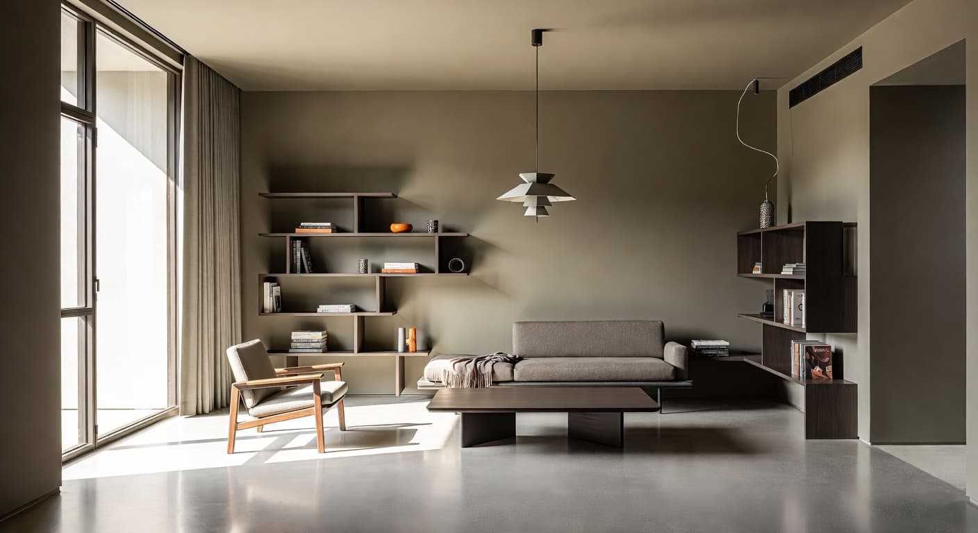 Bauhaus pet room interior design - featuring bauhaus style furniture, decor, colors, and layout ideas for your pet room