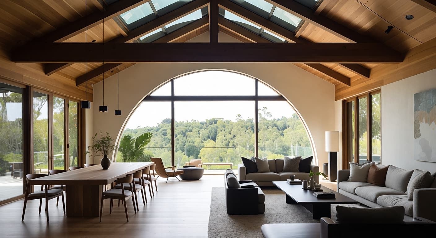 Biophilic observatory interior design - featuring biophilic style furniture, decor, colors, and layout ideas for your observatory