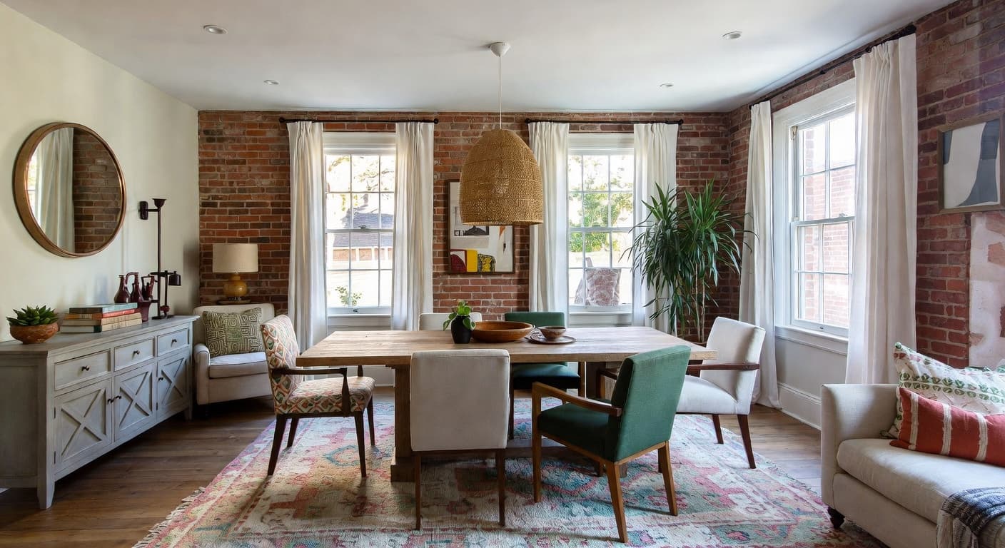 Bohemian Dining Room design preview