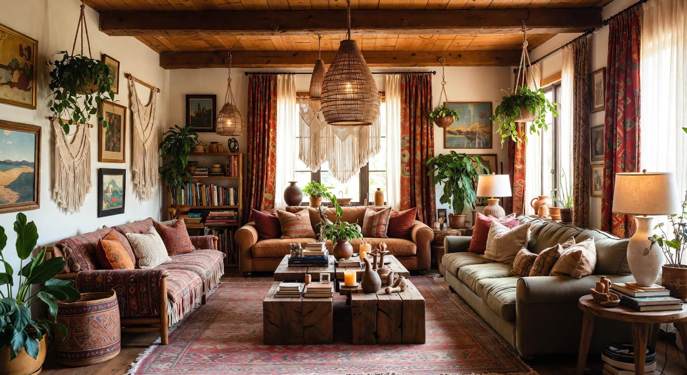 Bohemian Game Room design preview