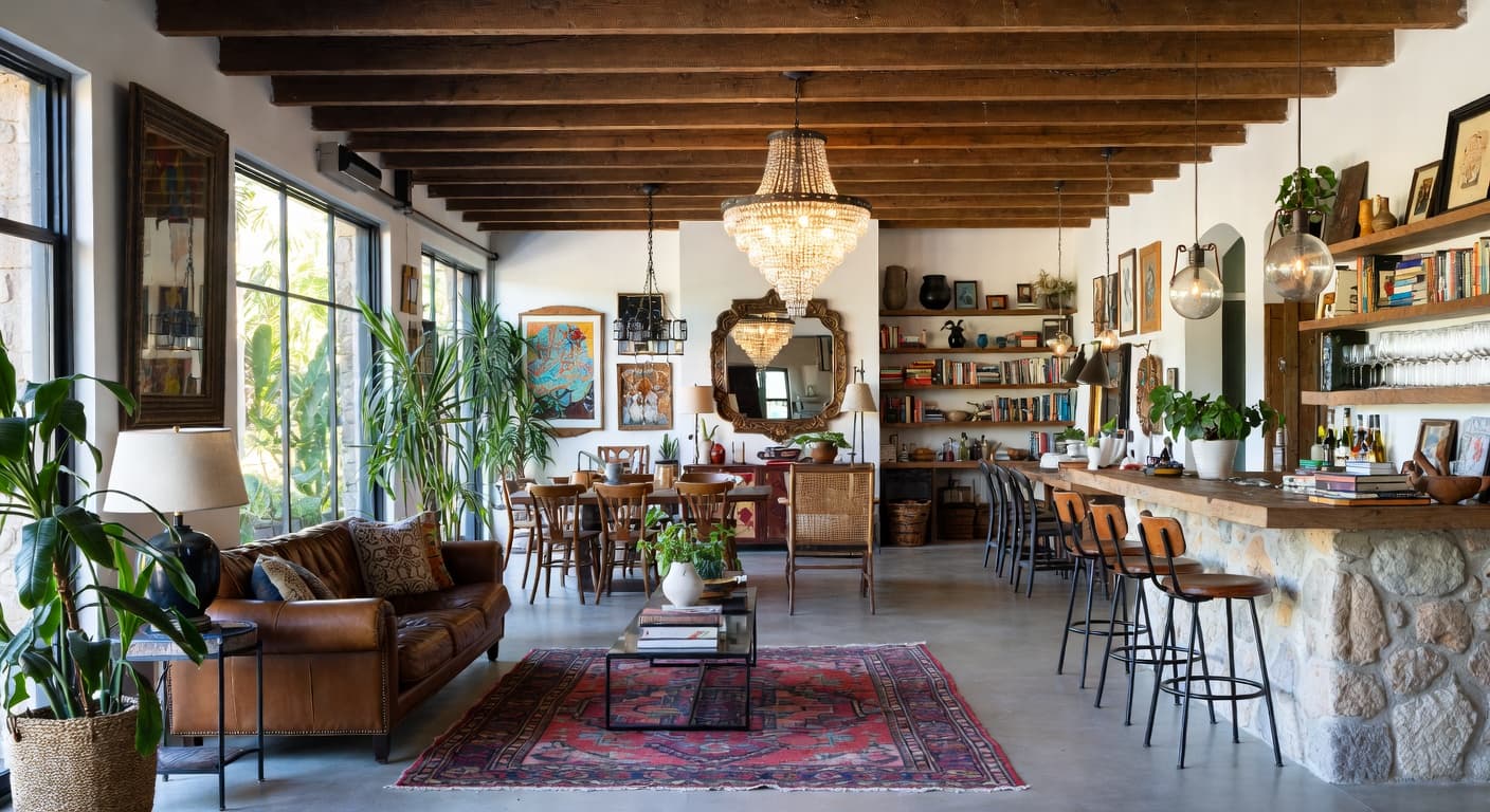 Bohemian Garage Interior design preview