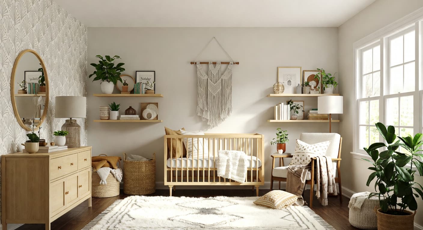 Bohemian Nursery design preview