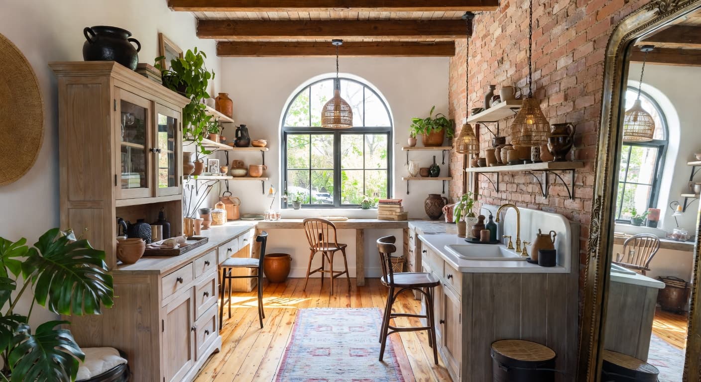 Bohemian Utility Room design preview