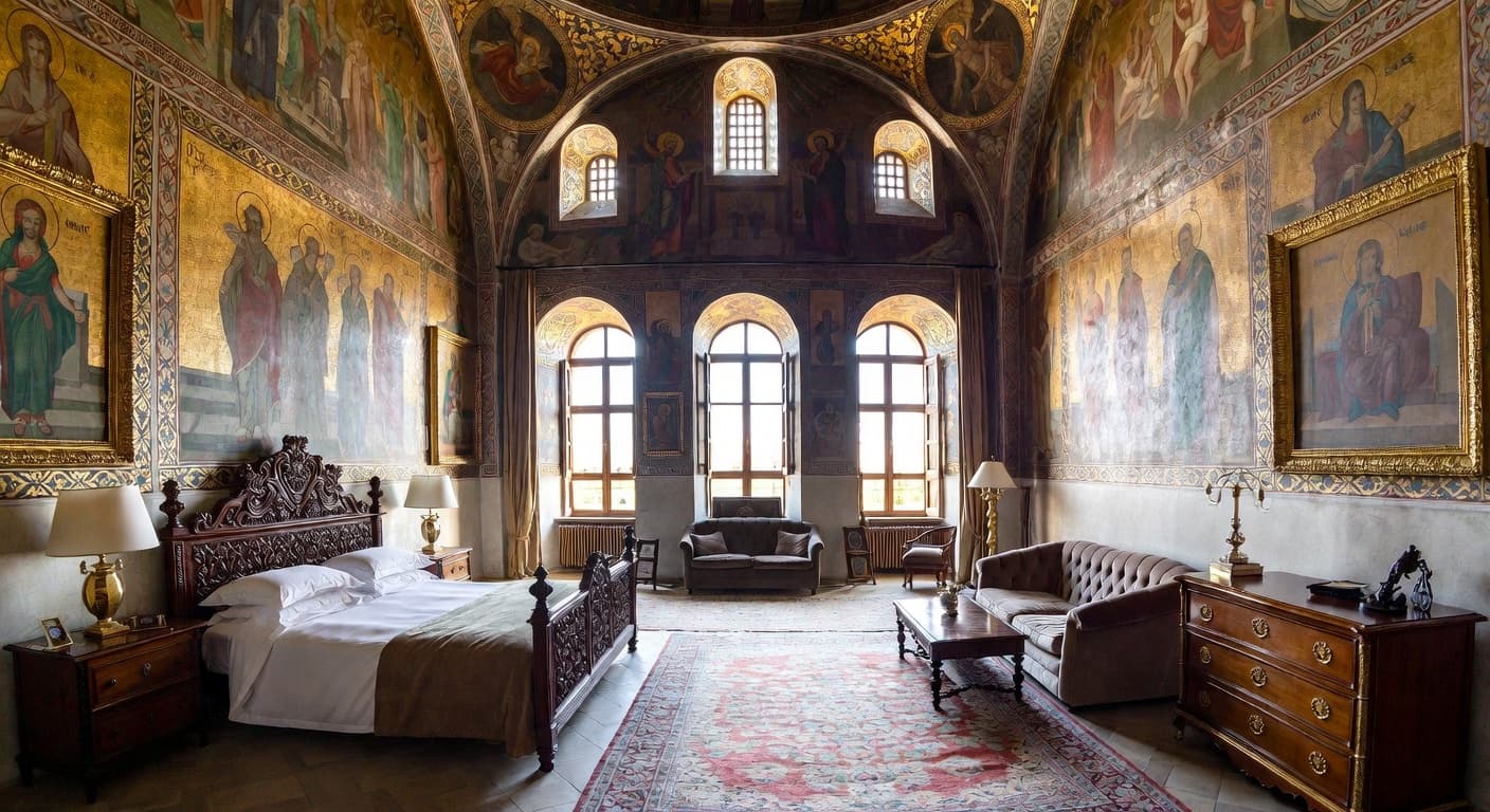 Byzantine Bedroom design preview