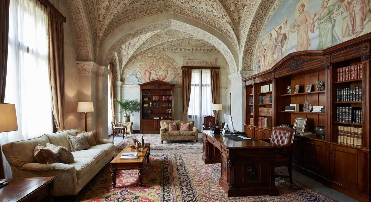 Byzantine Home Office design preview