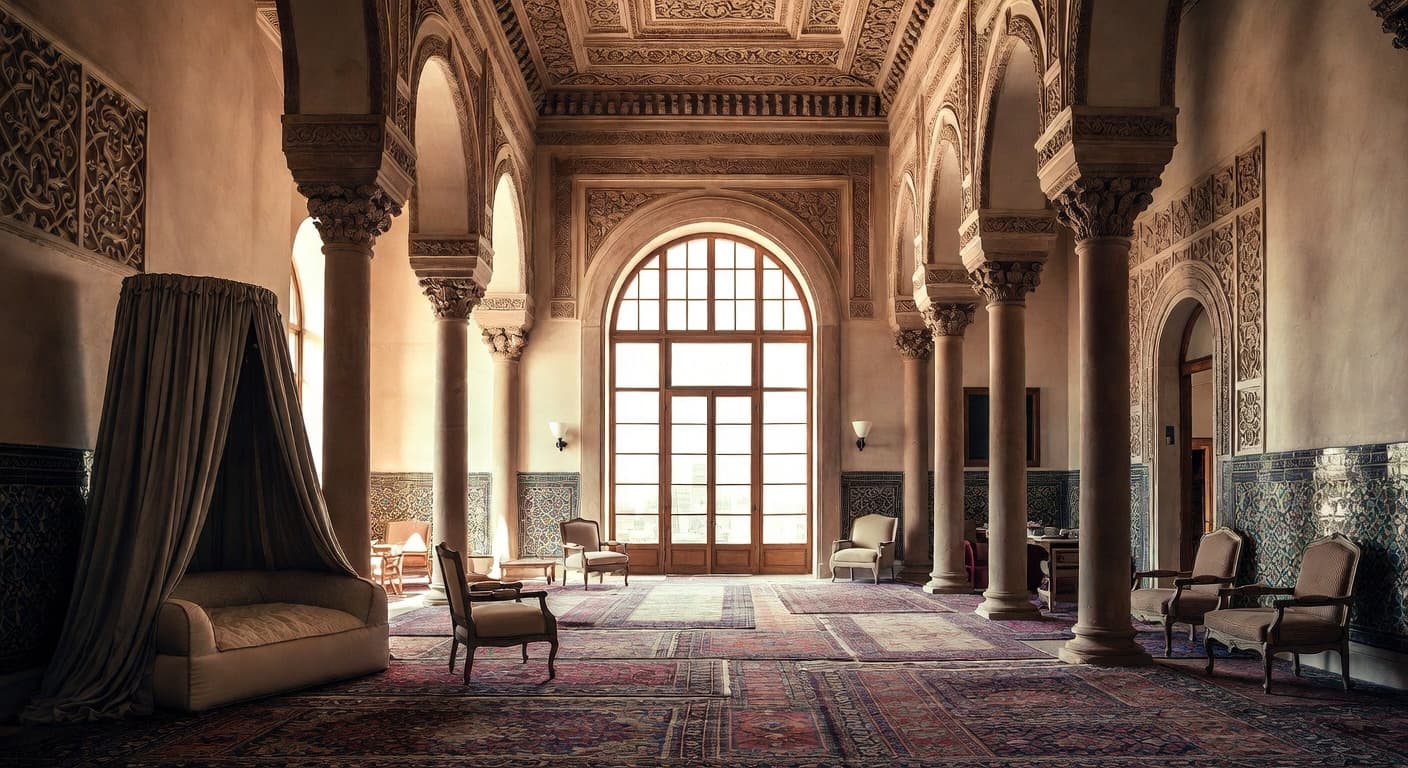 Byzantine pet room interior design - featuring byzantine style furniture, decor, colors, and layout ideas for your pet room