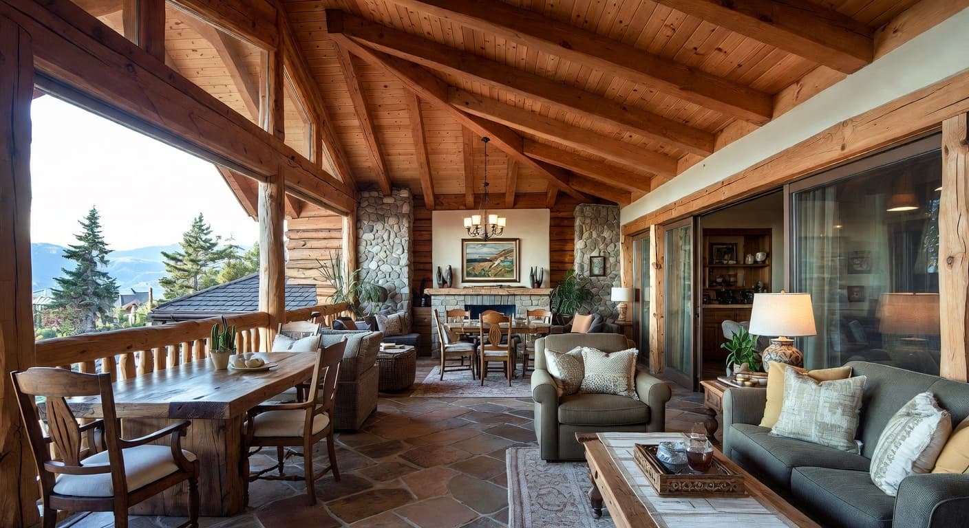 Cabin Balcony / Terrace design preview