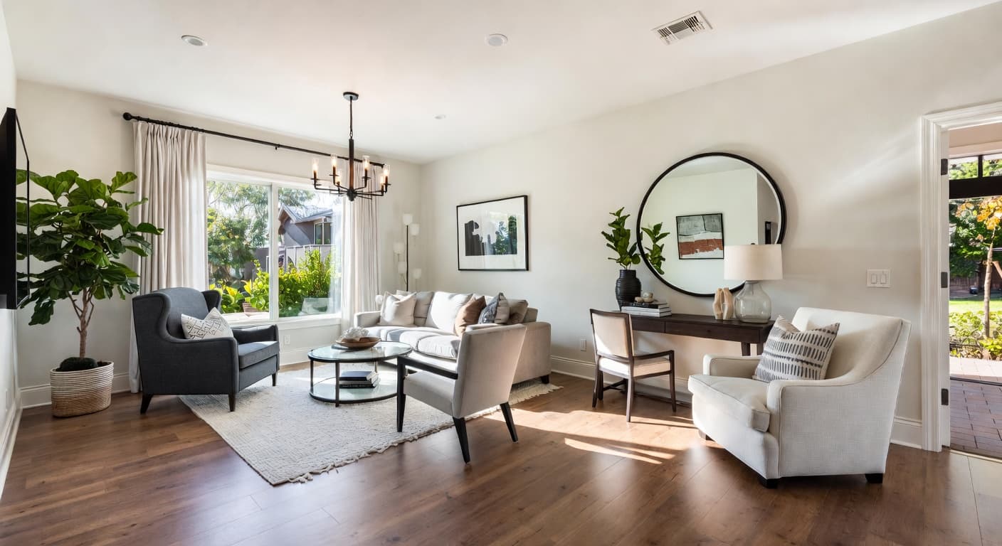 California Casual entryway interior design - featuring california casual style furniture, decor, colors, and layout ideas for your entryway