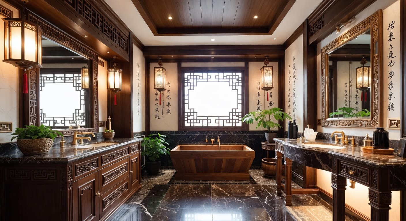 Chinese Bathroom design preview