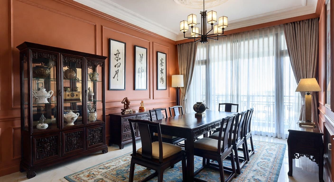 Chinese game room interior design - featuring chinese style furniture, decor, colors, and layout ideas for your game room