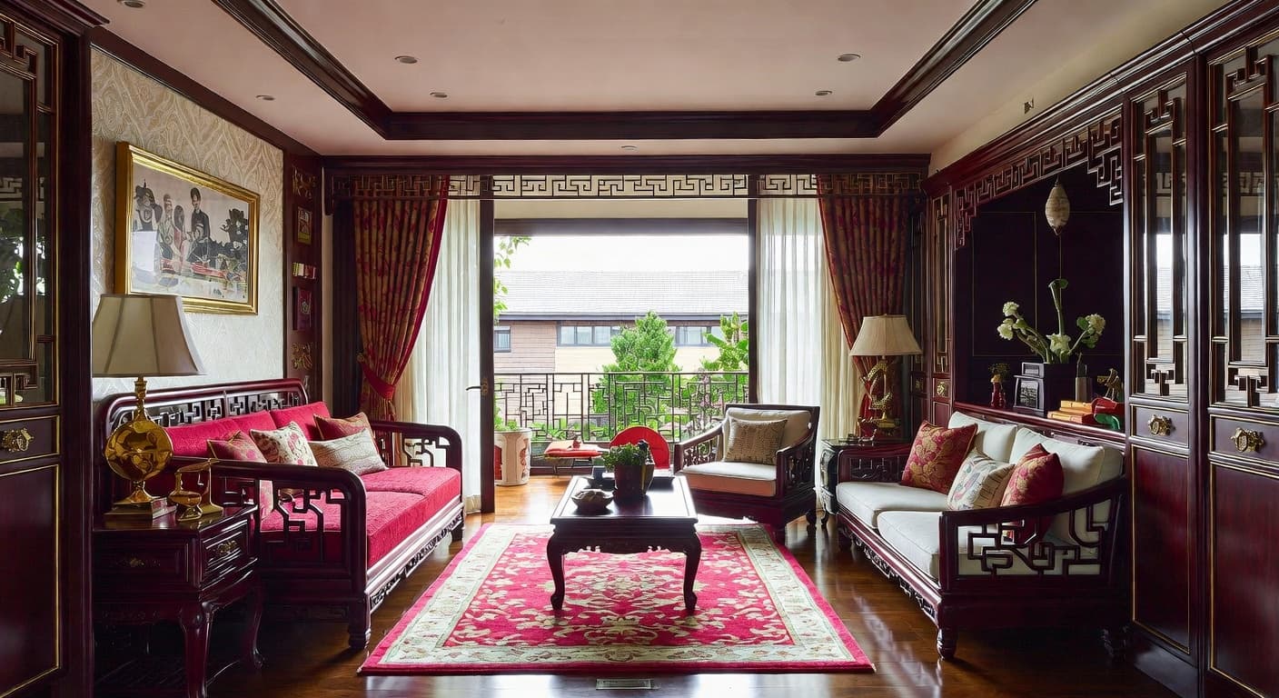 Chinese playroom interior design - featuring chinese style furniture, decor, colors, and layout ideas for your playroom