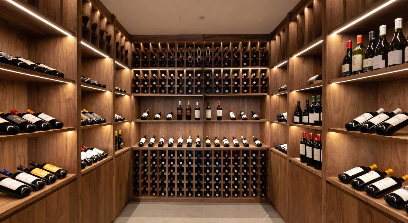 Chinese wine cellar interior design - featuring chinese style furniture, decor, colors, and layout ideas for your wine cellar