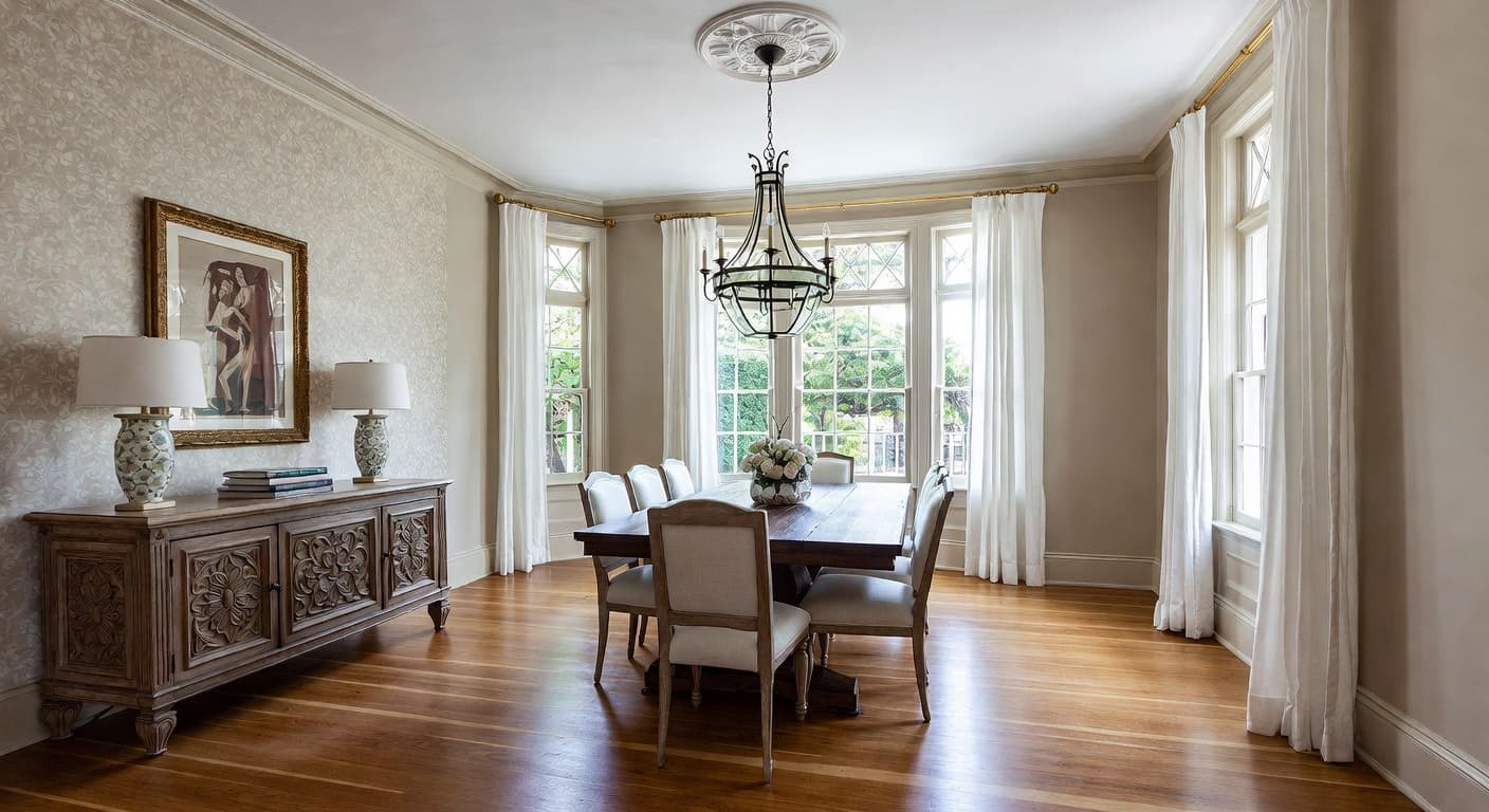 Colonial Dining Room design preview