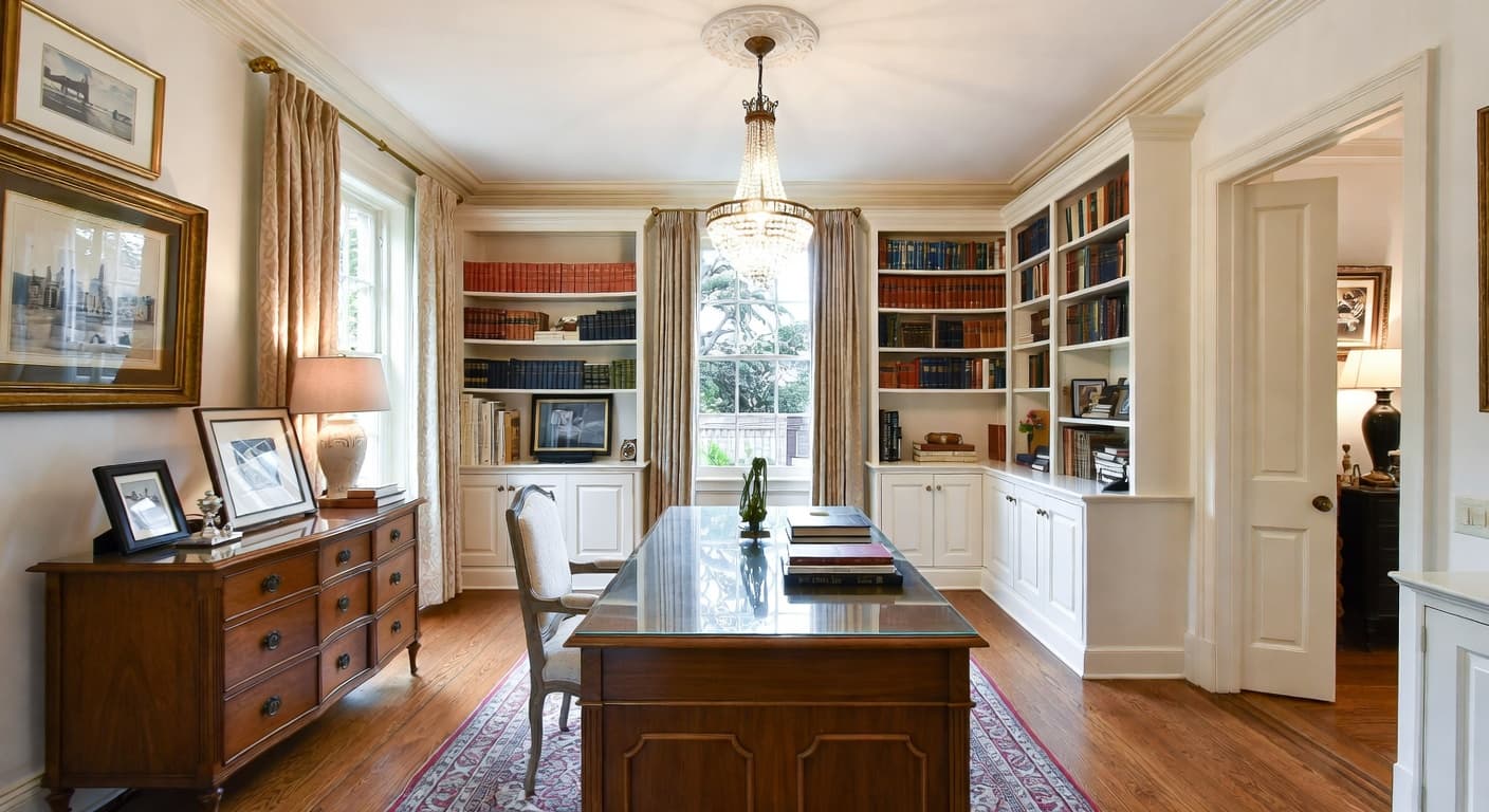 Colonial Home Office design preview