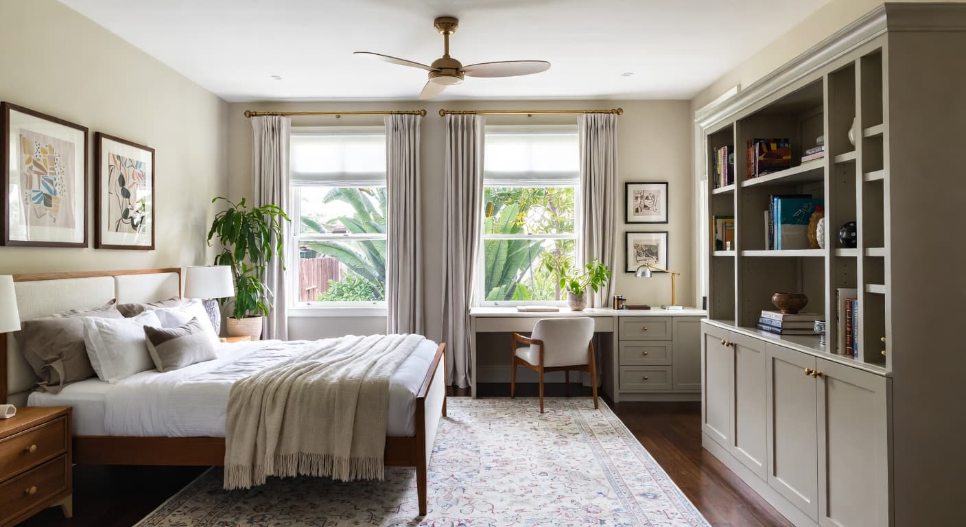 Colonial kids room interior design - featuring colonial style furniture, decor, colors, and layout ideas for your kids room