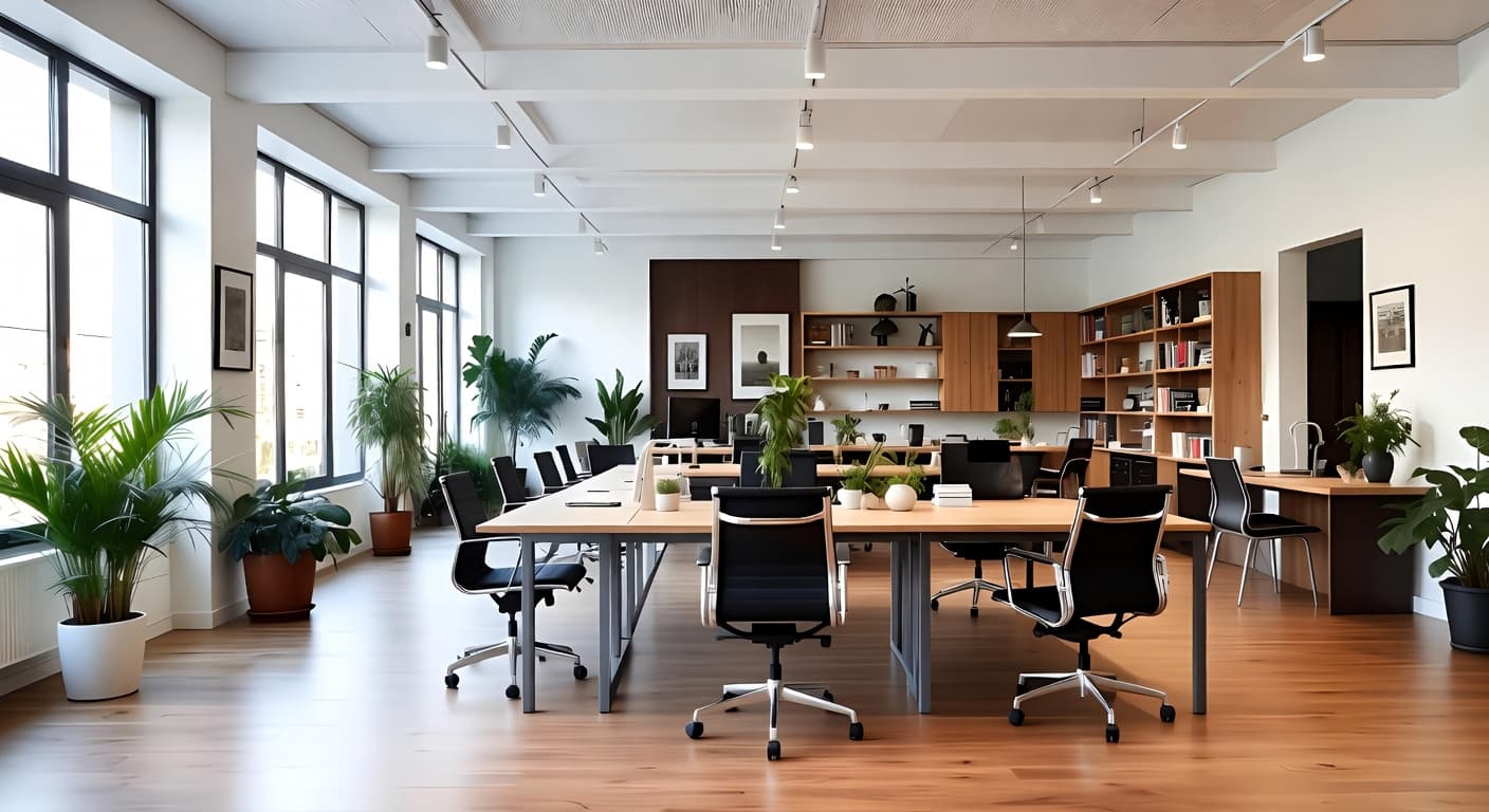 Contemporary workshop interior design - featuring contemporary style furniture, decor, colors, and layout ideas for your workshop