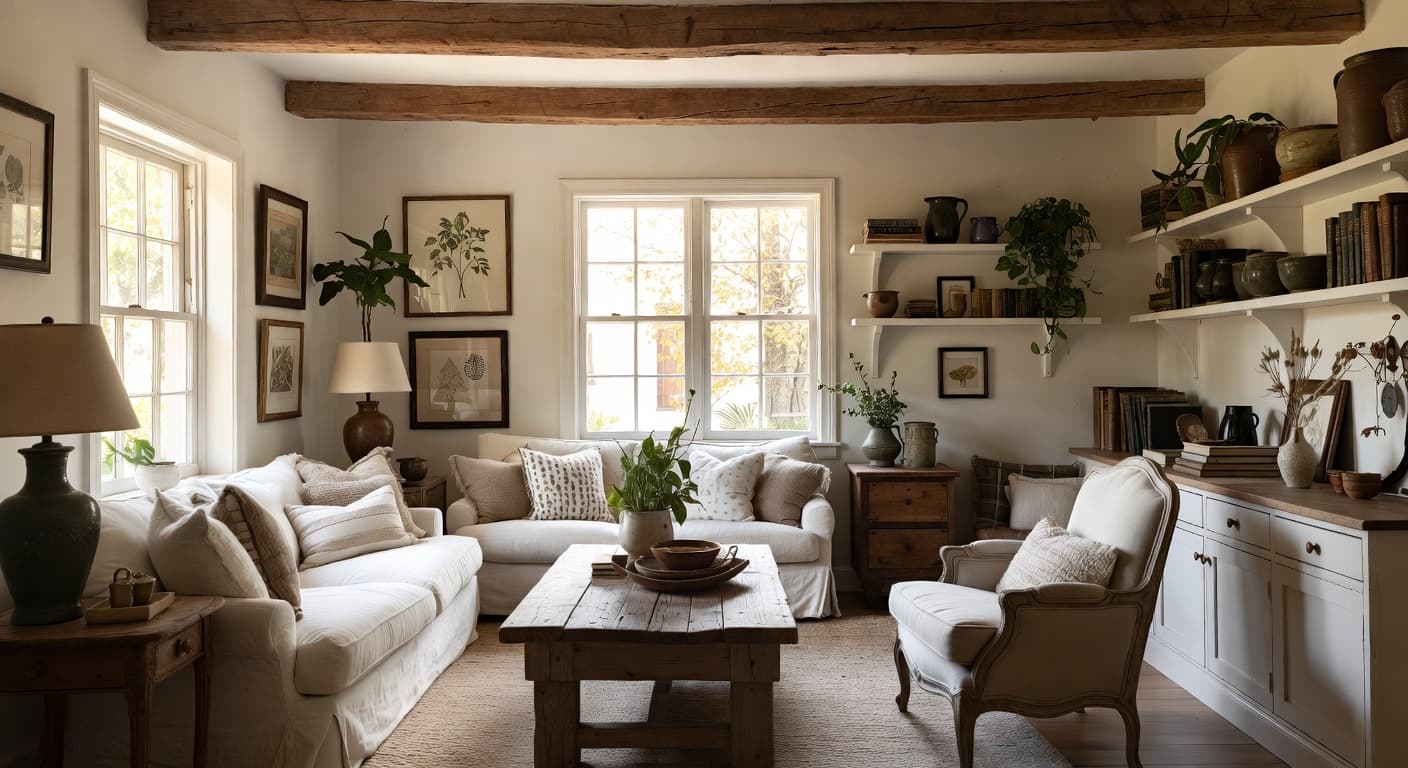 Cottagecore basement interior design - featuring cottagecore style furniture, decor, colors, and layout ideas for your basement