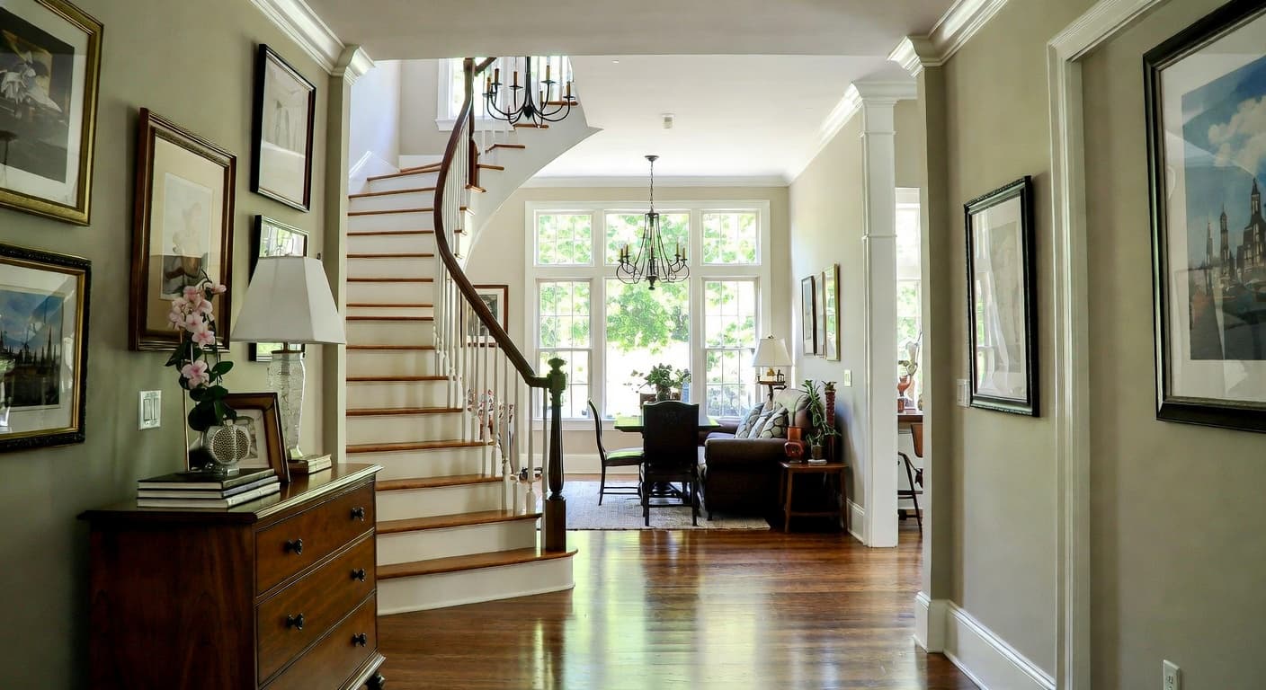 Cottagecore entryway interior design - featuring cottagecore style furniture, decor, colors, and layout ideas for your entryway