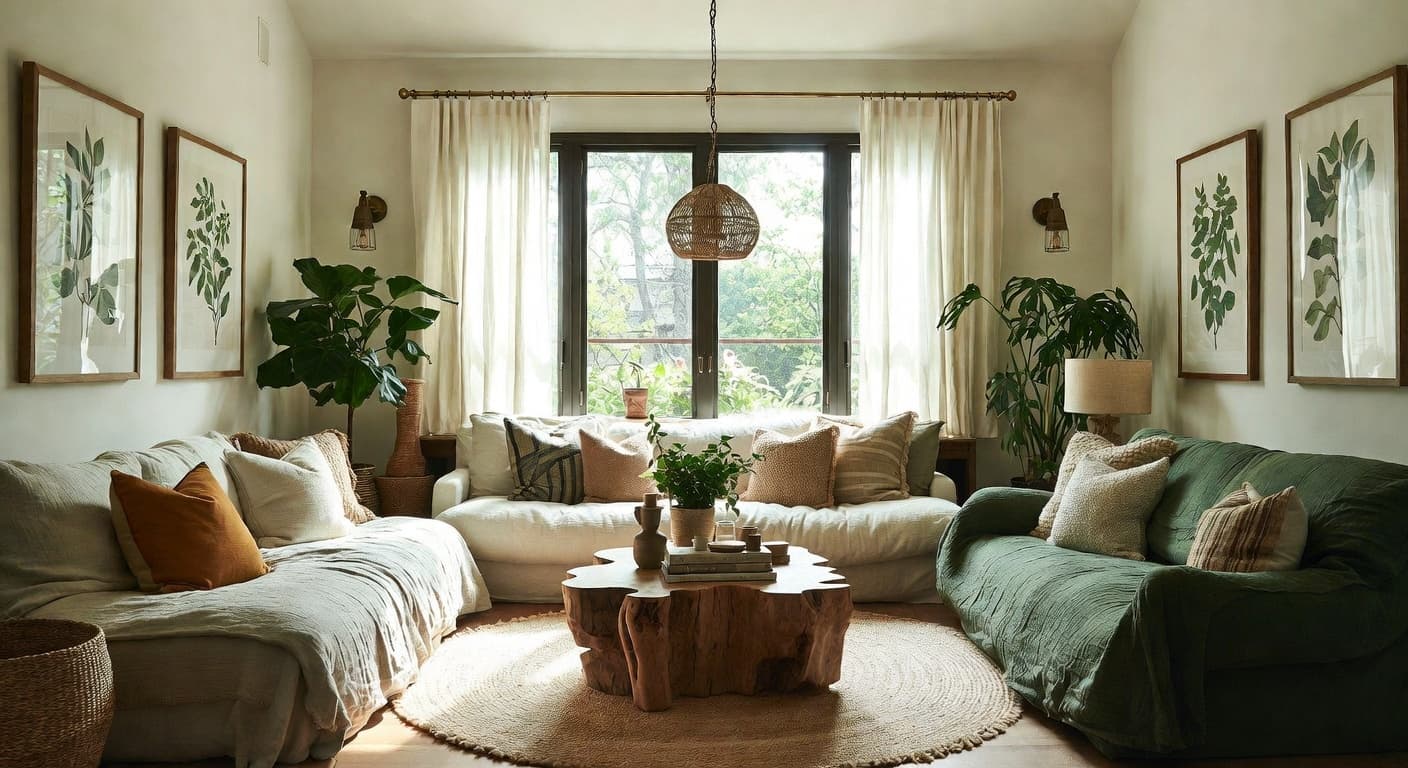 Cottagecore meditation space interior design - featuring cottagecore style furniture, decor, colors, and layout ideas for your meditation space