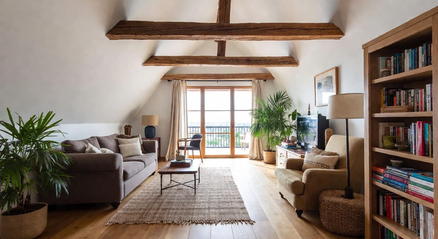 Country meditation space interior design - featuring country style furniture, decor, colors, and layout ideas for your meditation space