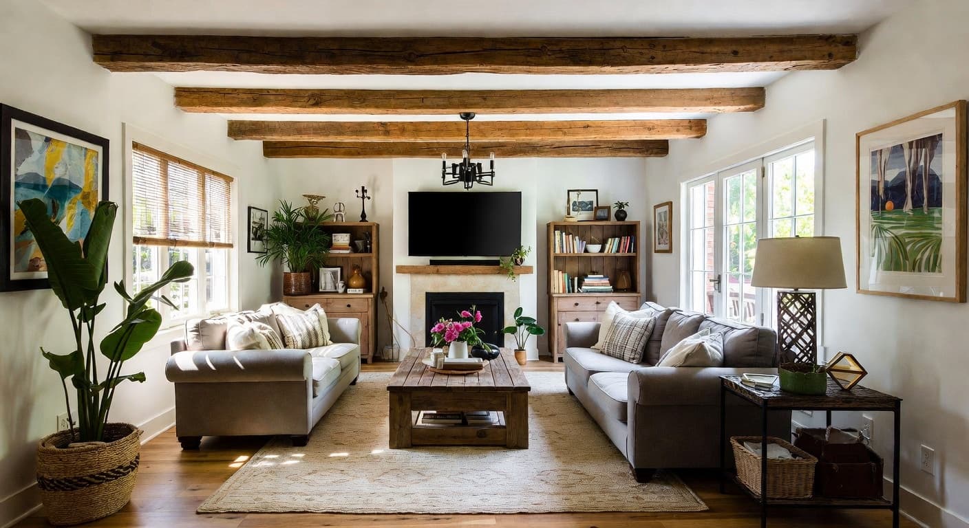 Country pet room interior design - featuring country style furniture, decor, colors, and layout ideas for your pet room