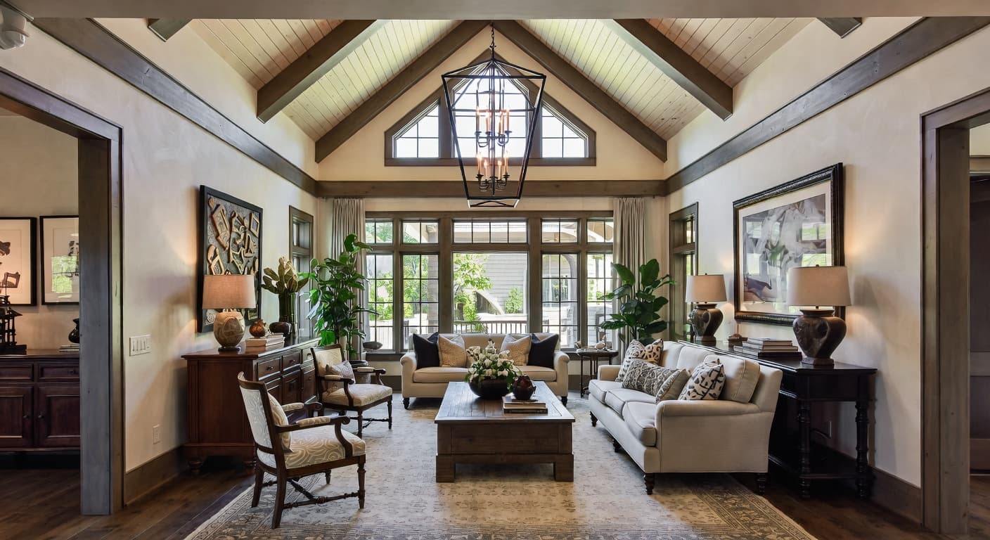 Craftsman entryway interior design - featuring craftsman style furniture, decor, colors, and layout ideas for your entryway