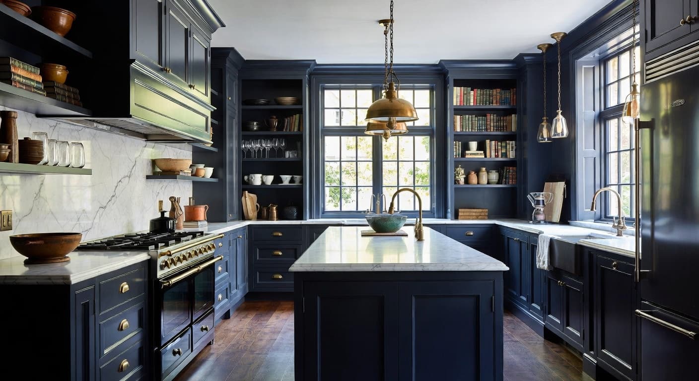 Dark Academia Kitchen design preview