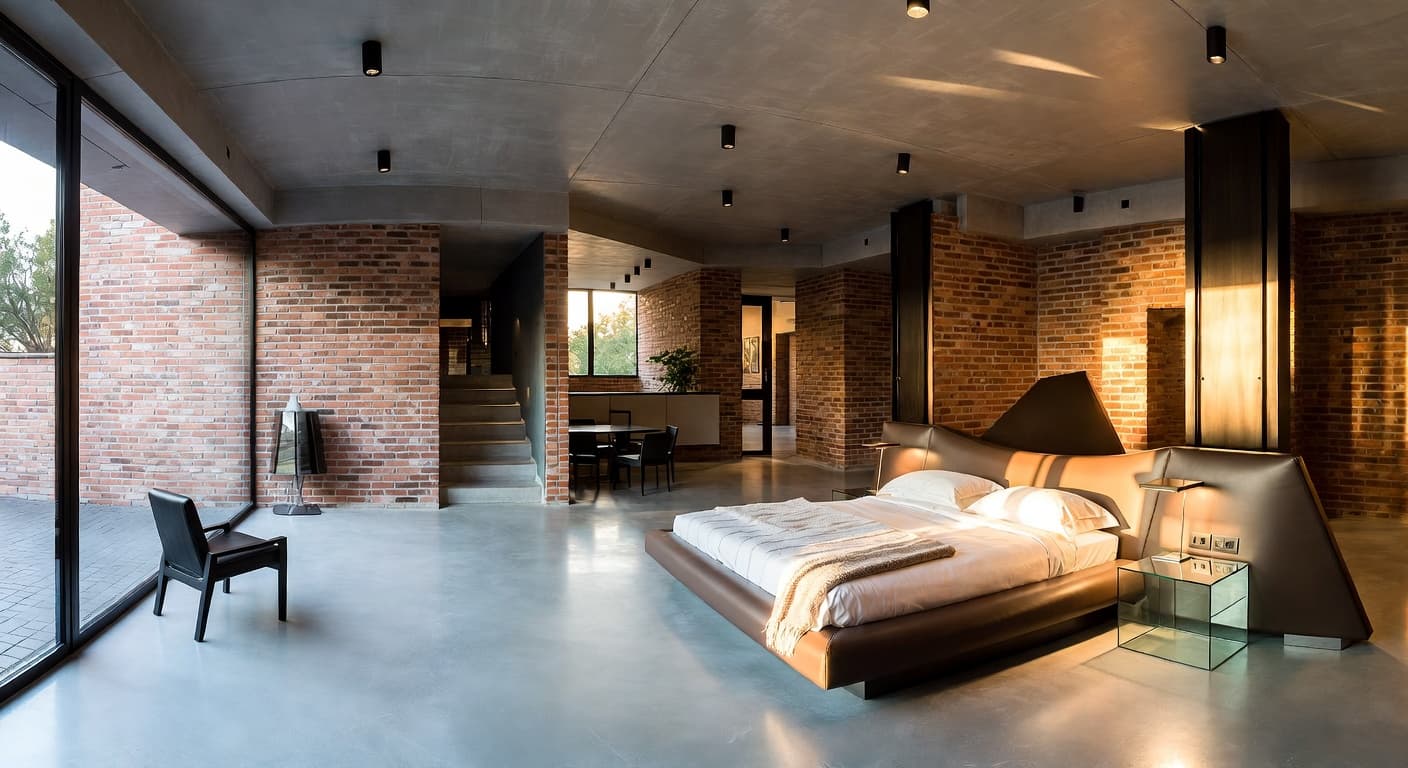 Deconstructivism Bedroom design preview