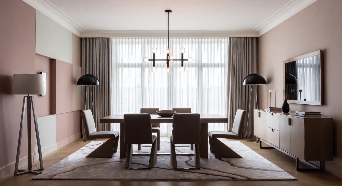 Deconstructivism Dining Room design preview