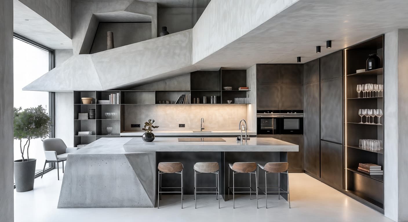 Deconstructivism Kitchen design preview