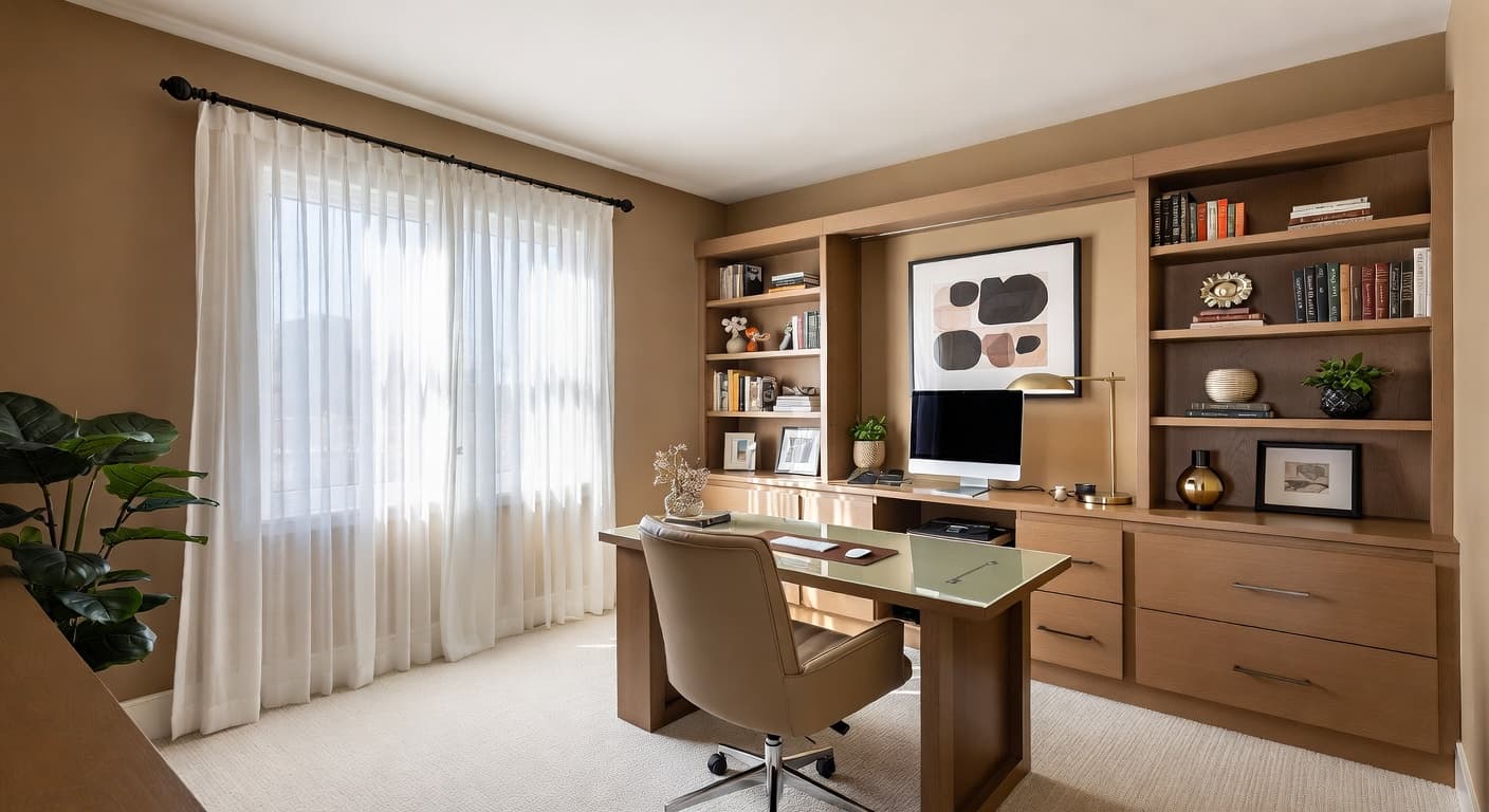 Desert Modern Home Office design preview