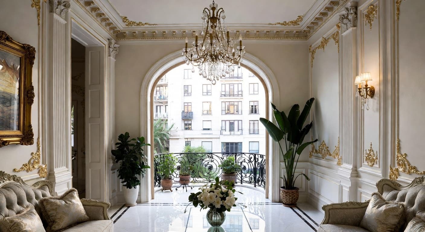 Digital Baroque Balcony / Terrace design preview