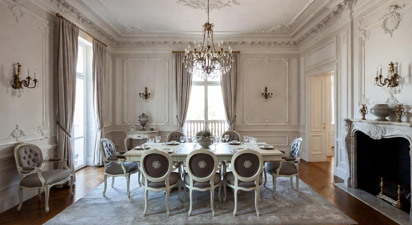 Digital Baroque Dining Room design preview