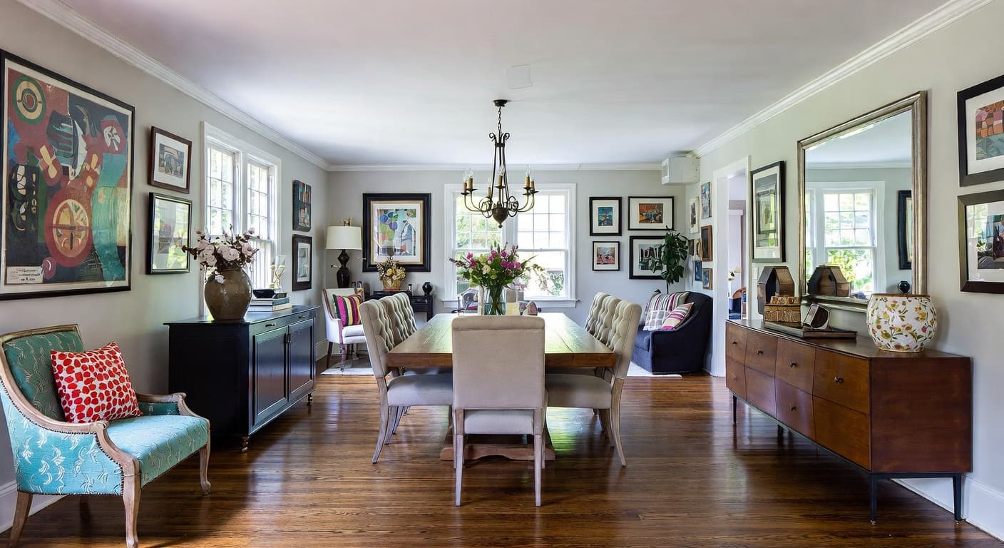 Eclectic Dining Room design preview