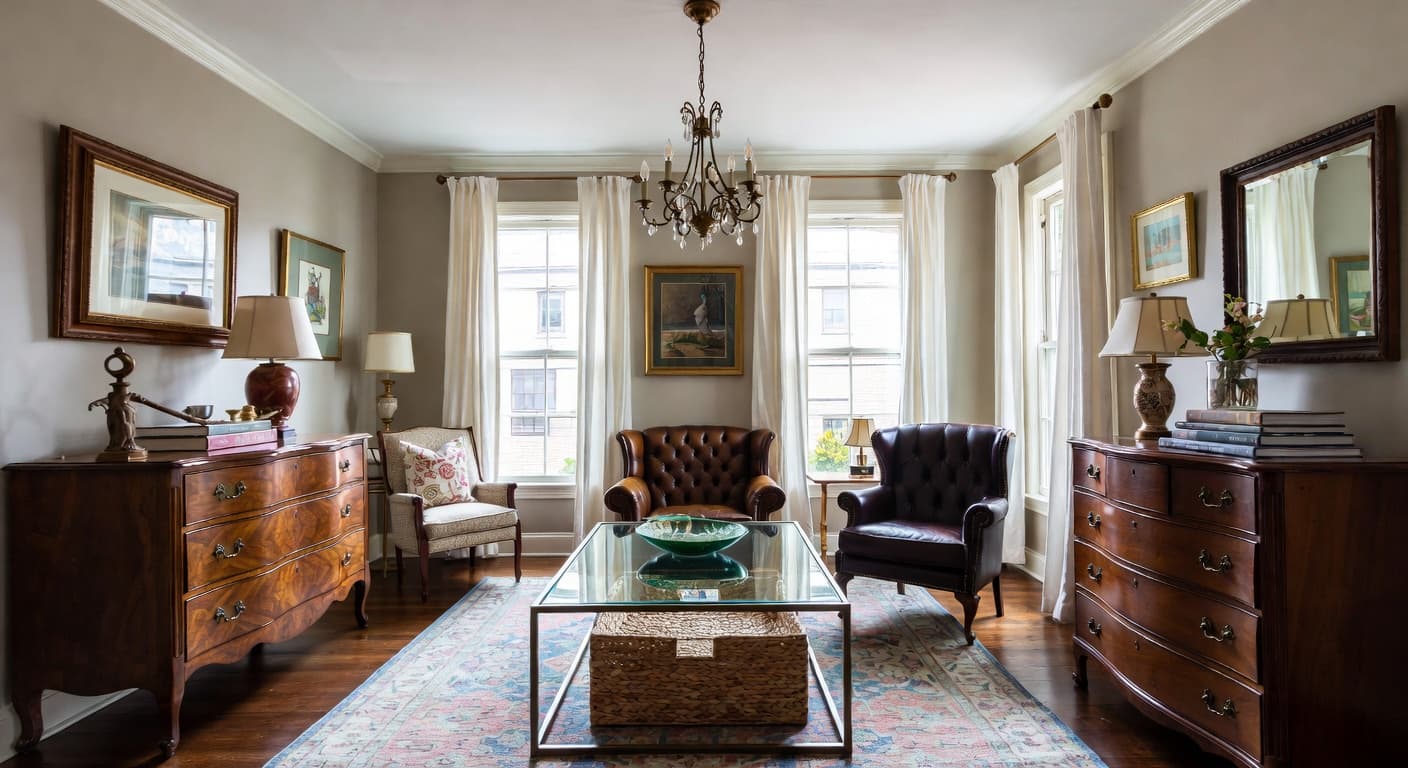 Eclectic guest room interior design - featuring eclectic style furniture, decor, colors, and layout ideas for your guest room