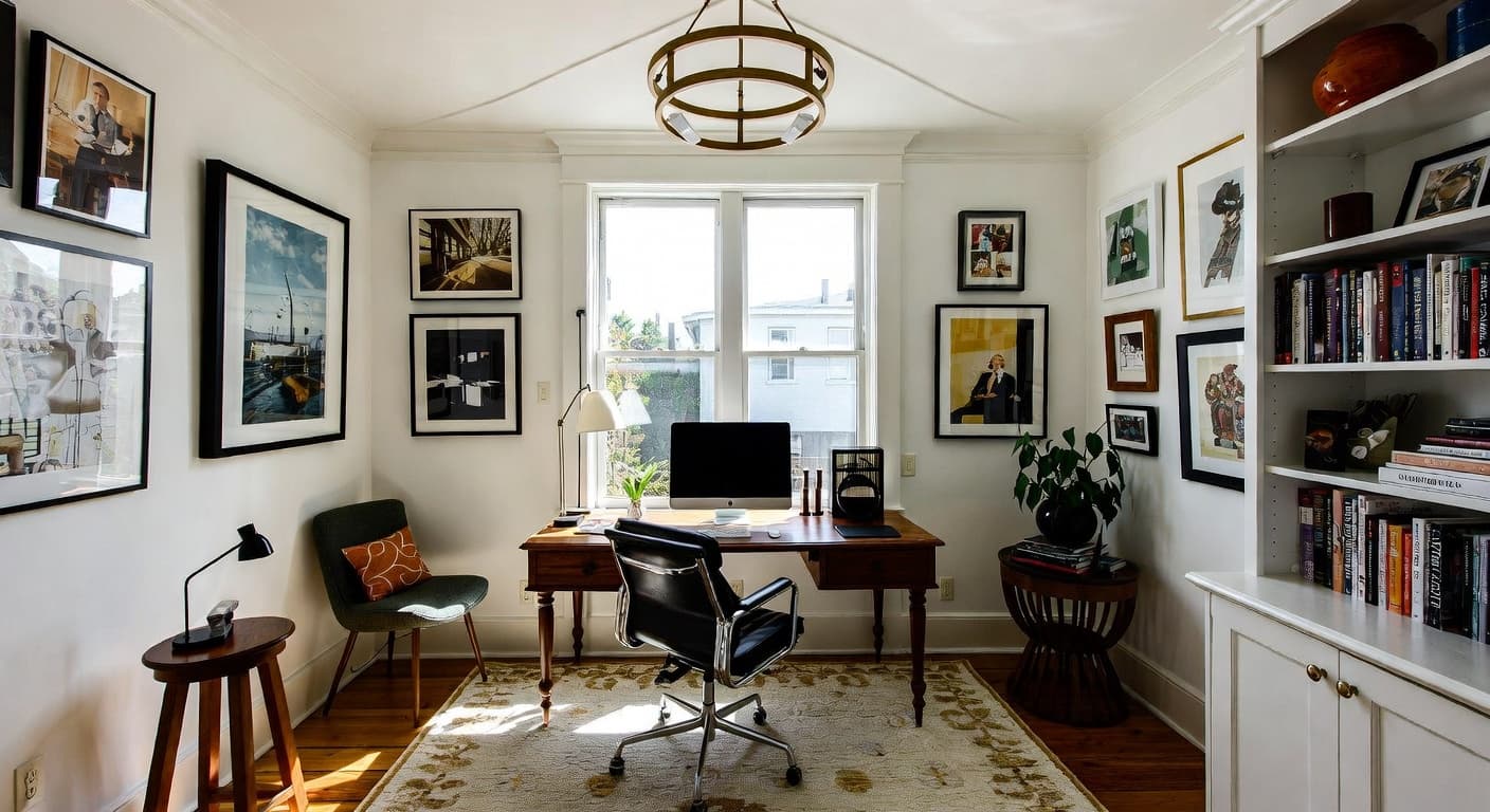 Eclectic Home Office design preview