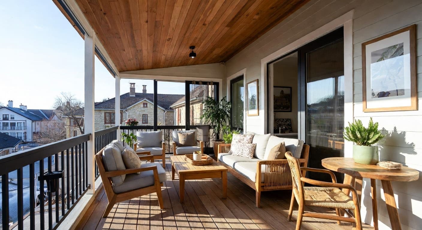 Farmhouse Balcony / Terrace design preview