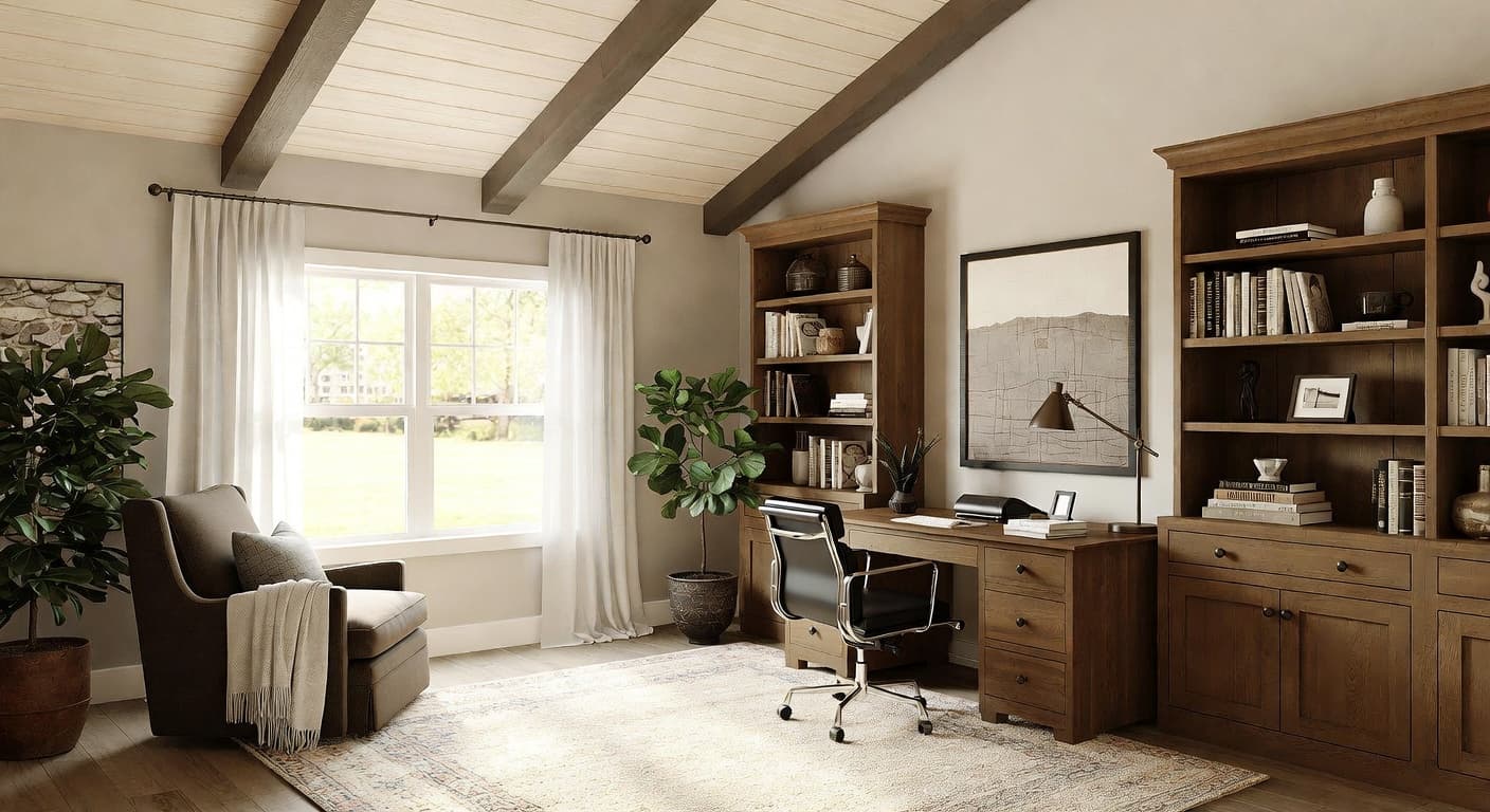 Farmhouse Home Office design preview