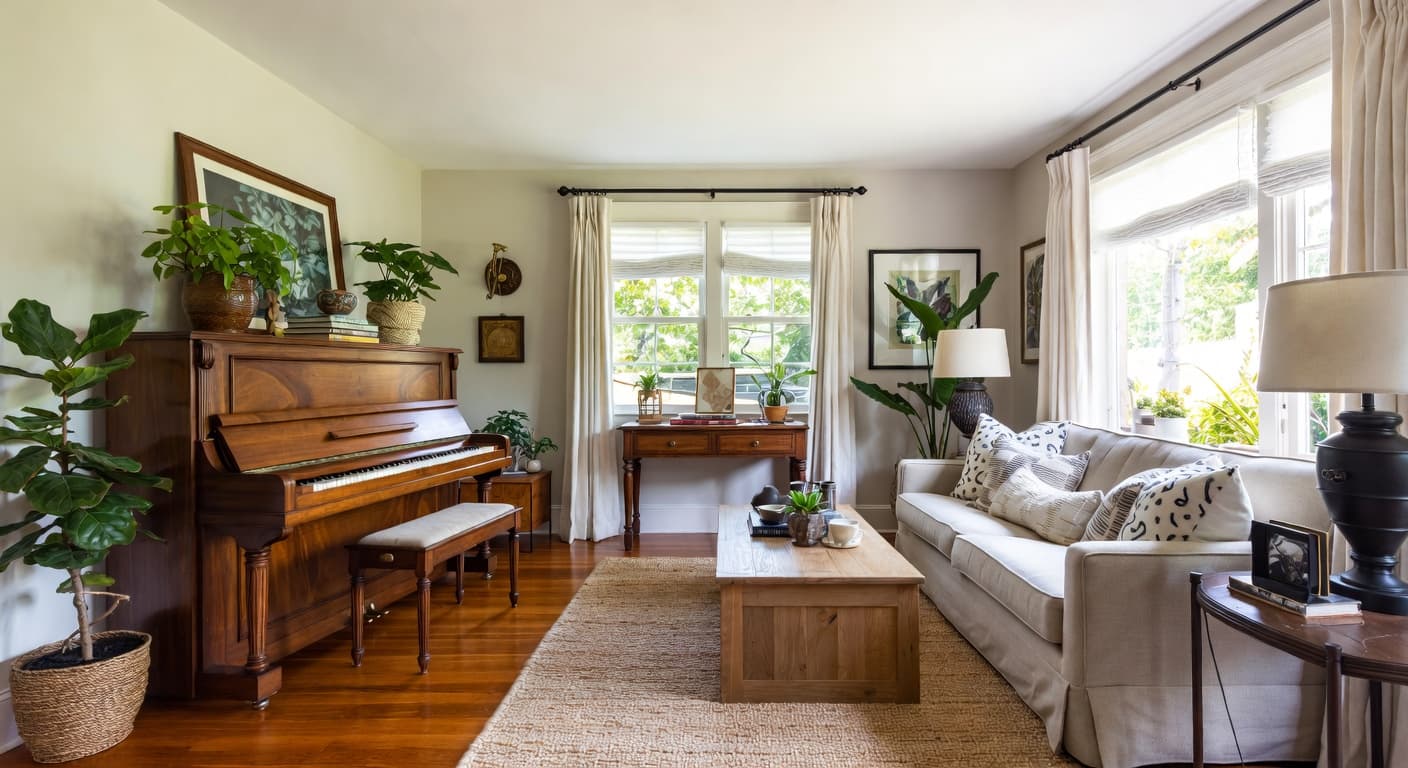 Farmhouse Music Room design preview