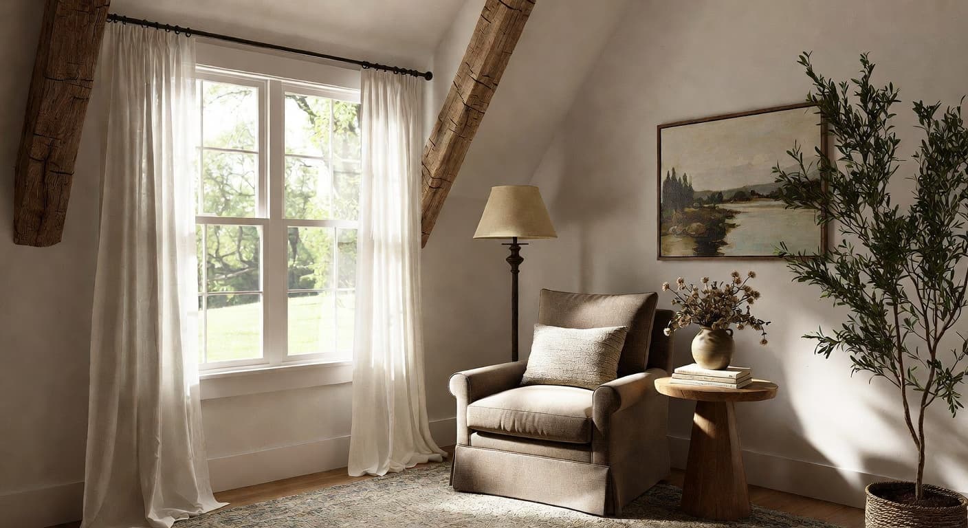 Farmhouse Reading Nook design preview